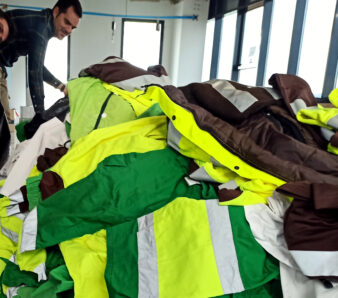 STV donación ropa Proyecto Abraham