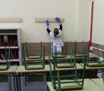 Protocolo limpieza STV Gestión centros educativos